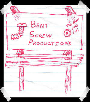 Bent Screw Doodle Image